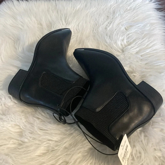 Worthington Black Western Ankle Boots For Women's 7.5M Metal Toe Caps - Picture 7 of 11